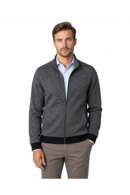 Douglas | Fleece-Lined Casual Jacket - Grey - front - group 1