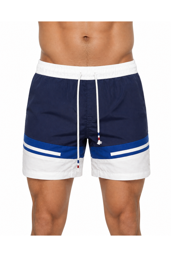 Brody | Colorblock Swim Shorts - Navy blue - front - group 1