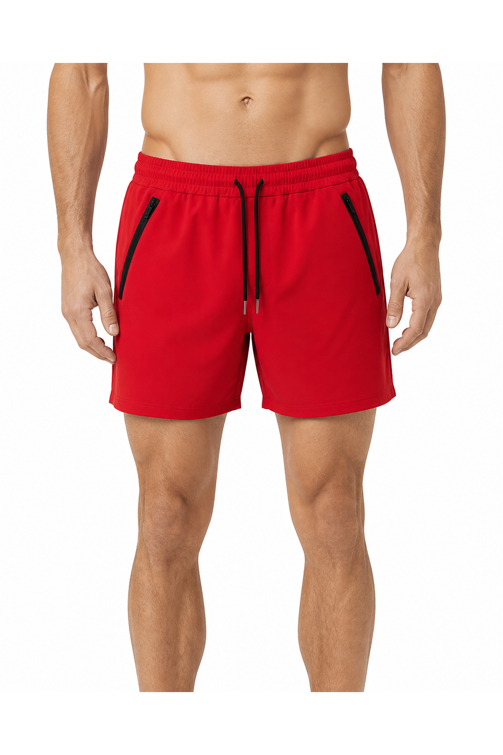 Zane | Lightweight Performance Shorts - Red - front - group 1