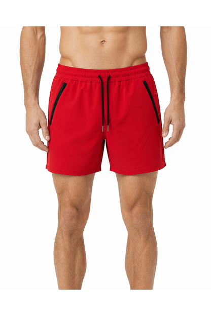 Zane | Lightweight Performance Shorts - Red - front - group 1