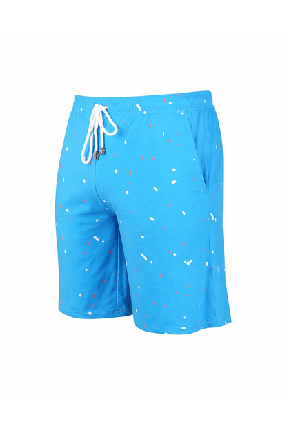 Aaron | Seamless Cotton Boxer Briefs - Blue - side