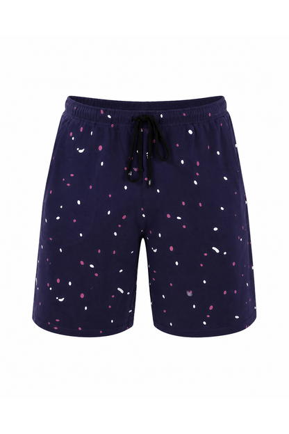 Aaron | Seamless Cotton Boxer Briefs - Dark Blue - front - group 2