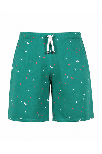Aaron | Seamless Cotton Boxer Briefs - Green - front - group 3
