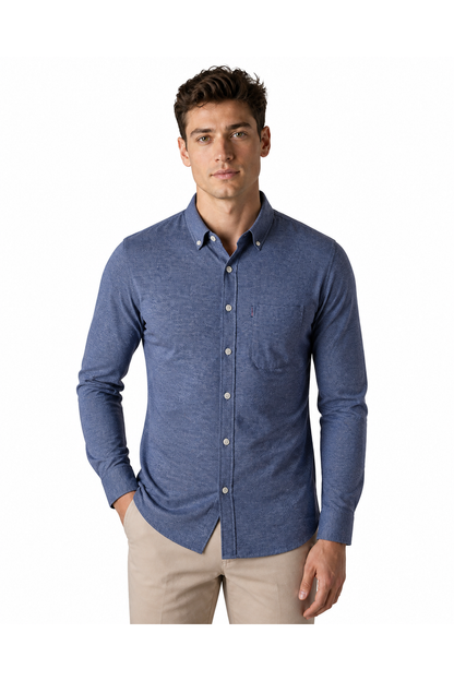 Edgar | Slim-Fit Dress Shirt - Grey - front - group 3