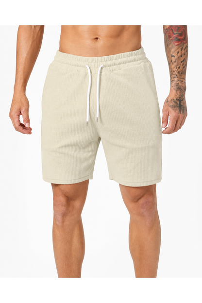 Tyler | Everyday Drawstring Shorts - Apricot - front - group 4