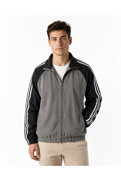 Cole | Casual Multi-Pocket Field Jacket - Grey - front - group 5