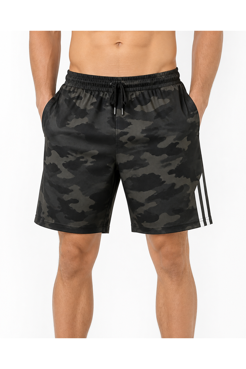 Chase | Camo Training Shorts - Three bar shorts - front - group 5
