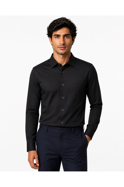 Eric | Mercerized Stretch Dress Shirt - 816style - front - group 6