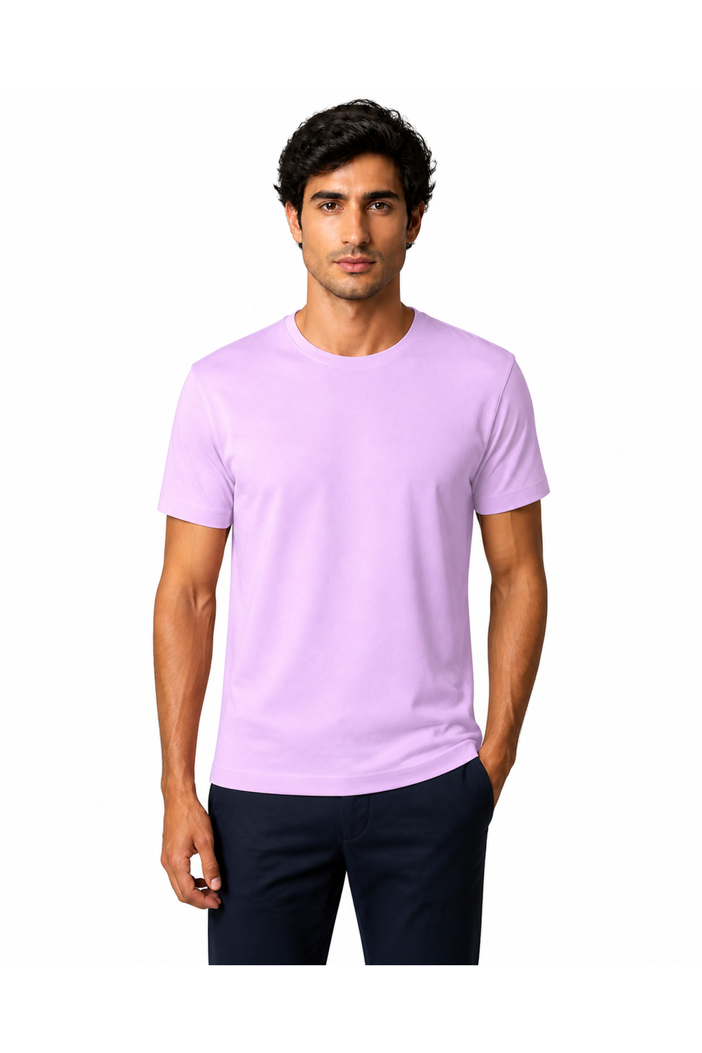 Alex | Premium Everyday Crew-Neck T-Shirt - Lotus root purple L / Lotus root purple M / Lotus root purple S / Lotus root purple XL / Lotus root purple XXL / Lotus root purple XXXL / Lotus root purple XXXXL - front - group 8
