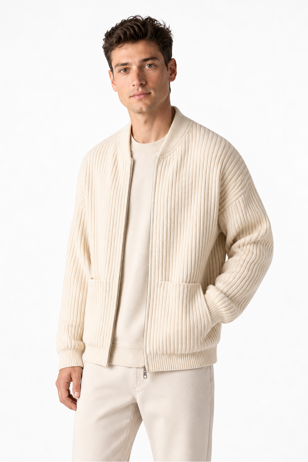 Ventorino waffle in apricot — model view