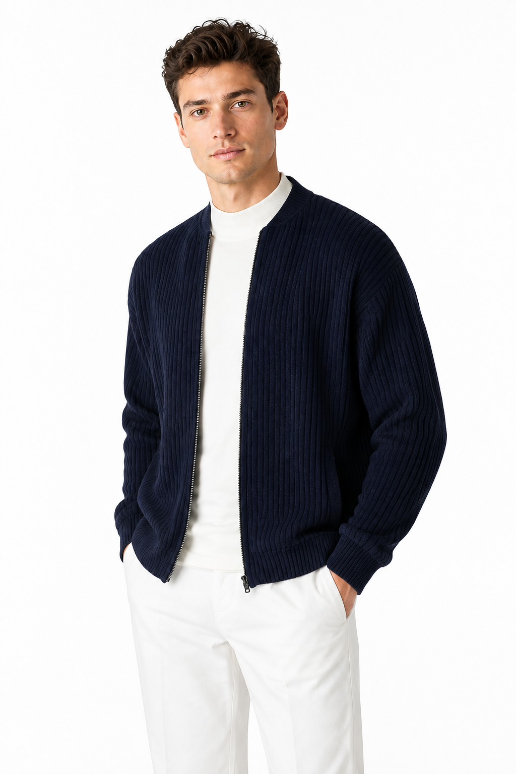 Ventorino waffle in dark blue — model view